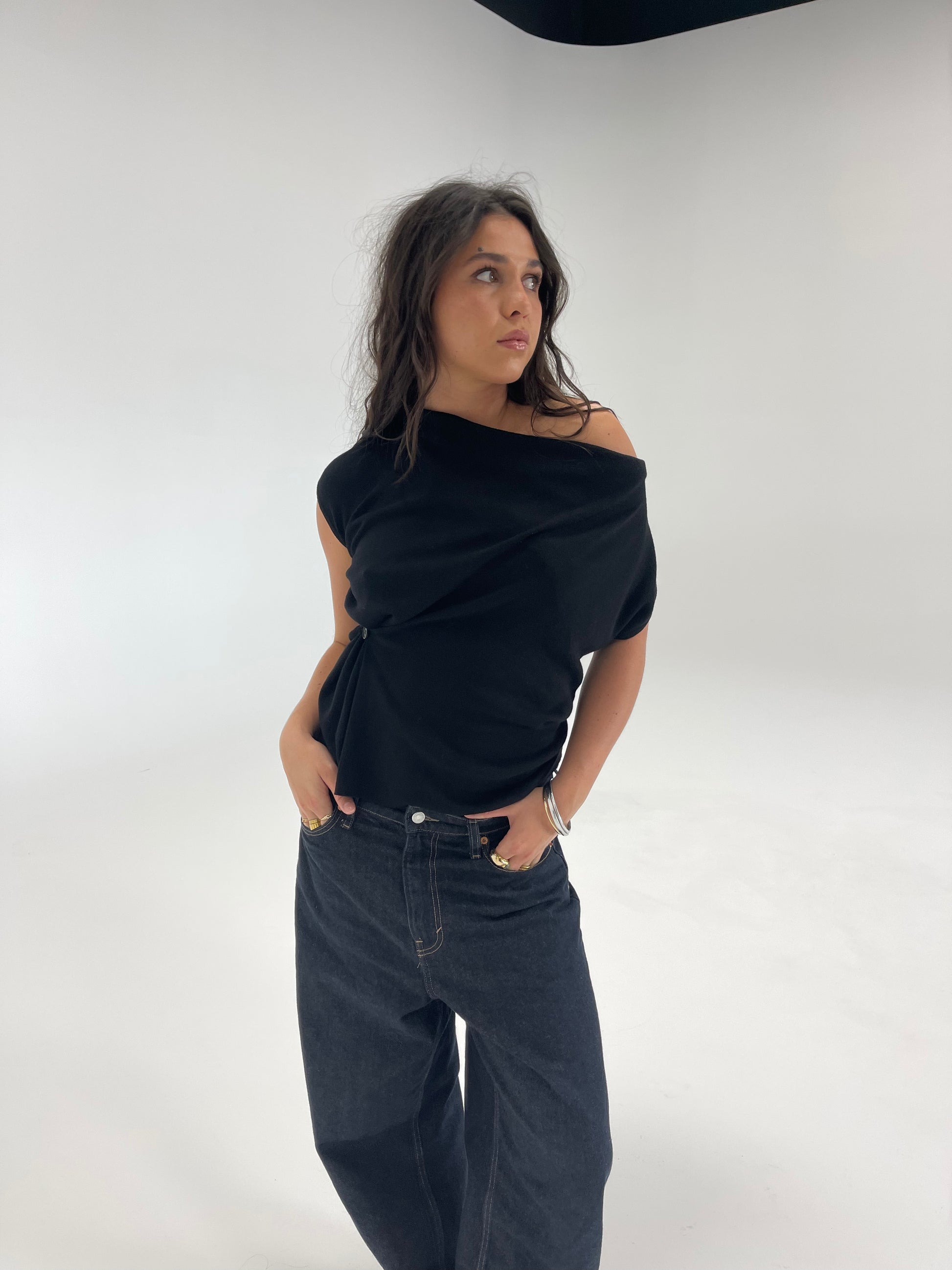 Button Detail Knit Top
